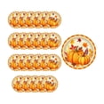 thumbnail image 2 of WWC 24 Pcs Fall Tableware Set, Pumpkin Disposable Paper Plates, Thanksgiving Decor for Party Gatherings Supplies, 2 of 6