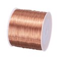 thumbnail image 1 of Hilo magnético de 0.25 mm 1378 pies, alambre de cobre esmaltado, alambre de bobinado magnético, bobina de 200 g, 155 °C para transformadores e inductores, 1 of 6
