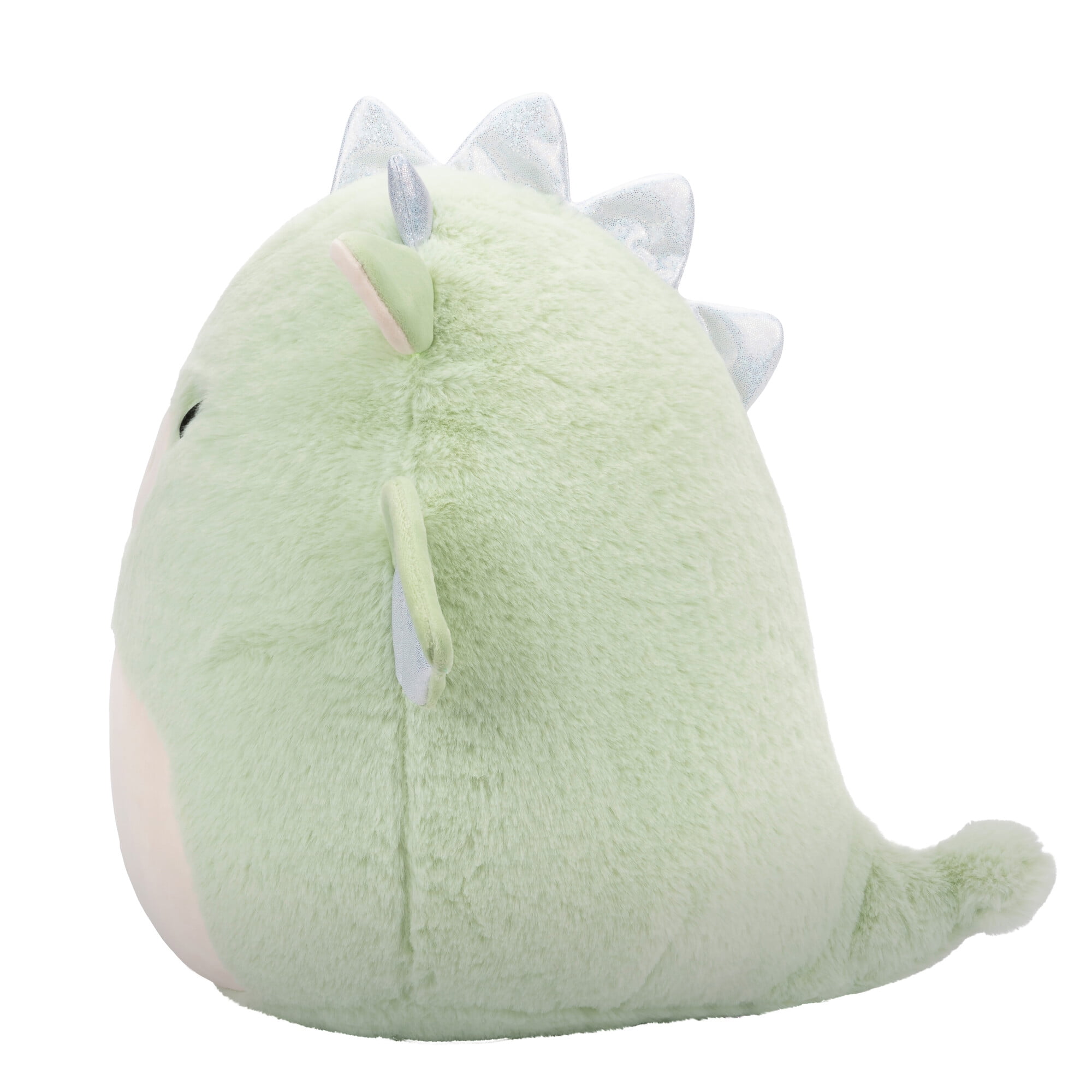 JAZWARES LLC Squishmallows Peluche 12" : Fuzz-a-Mallows - Drew le dragon vert