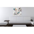 thumbnail image 2 of Tiptophomedecor Stretched Canvas Vintage Art - Flowers And Hearts - Stretched & Framed Ready To Hang Art, 2 of 3