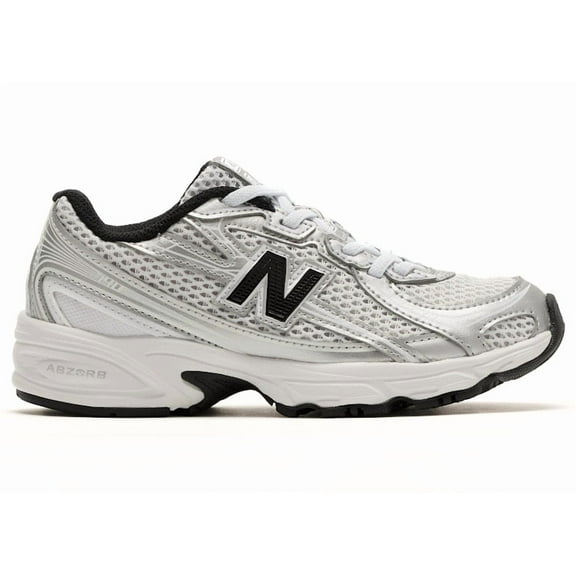 New Balance Kid's 740 Bungee Lace Grey Black Shoes, from StockX