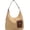 Brown, variant on Kukuzhu Women Summer Beach Shoulder Bag Casual Beach Woven Straw Tote Bag with PU Pockets