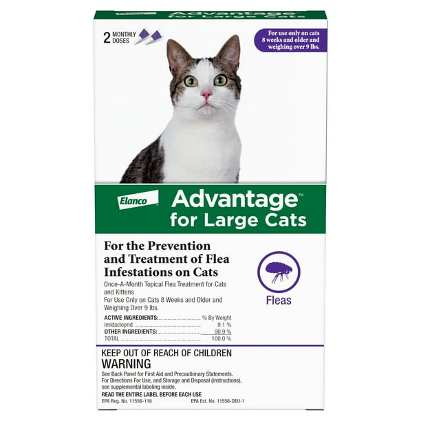 Advantage Flea & tick Large Cat 2ct