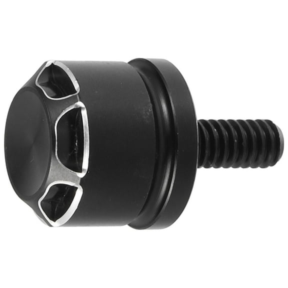 Unique Bargains Motorcycle Seat Bolt Screw for Harley Davidson Touring Sportster Rear Knurled Mount Screw 1/4"-20 Black