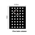 thumbnail image 4 of Ground Cover Plants Film Perforated Mulch 10m*0.95m/10m*1.35m Anti Grass Black Farm Vegetable Home Garden PE Film, 4 of 6