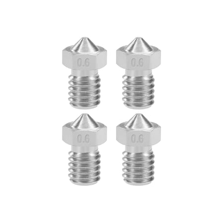 20 Pièces Buses 0.1mm Pour Imprimante 3D - Laiton M6 Filetage Extrudeuse 1.75mm - QUARKZMAN
