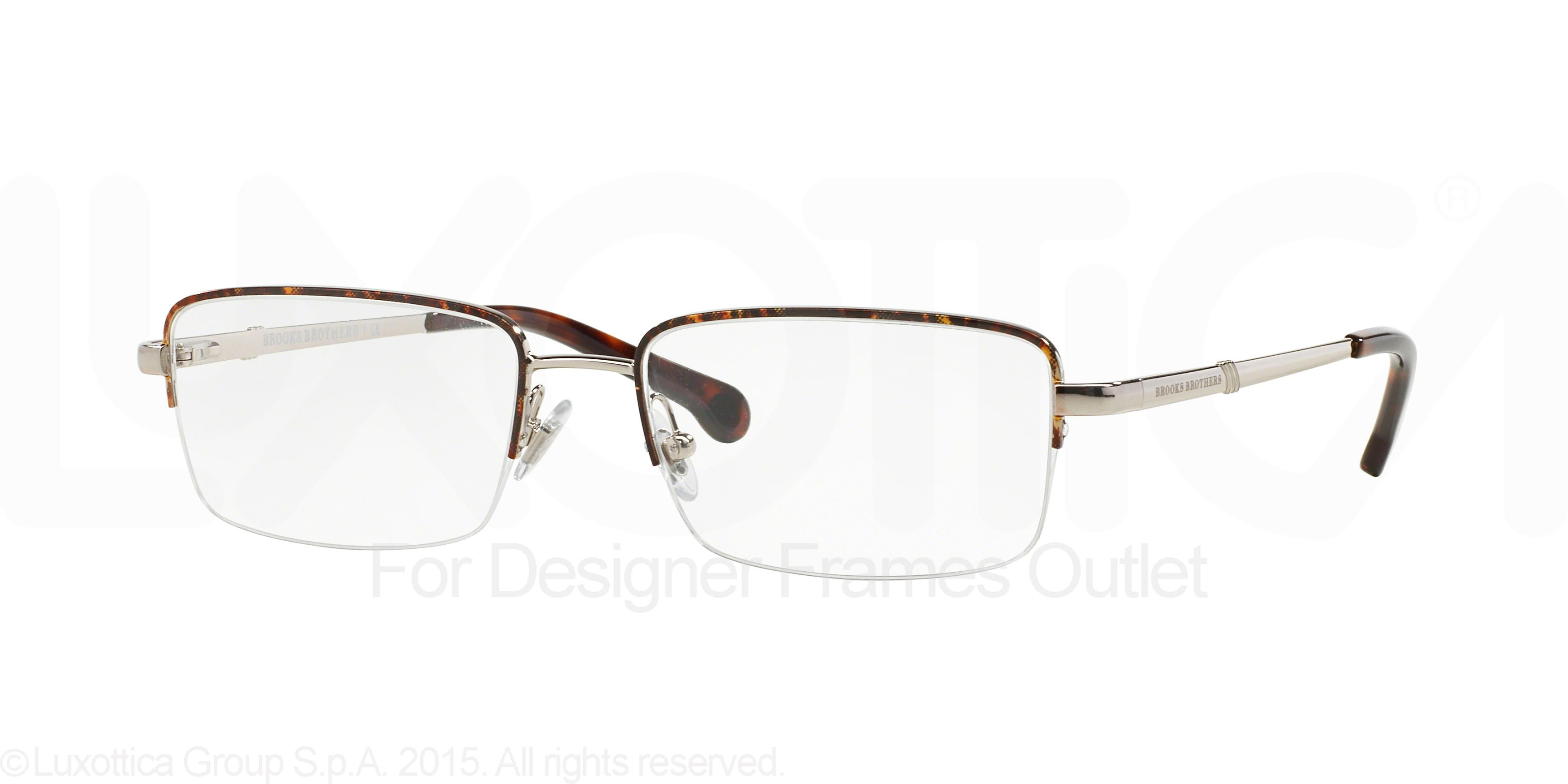 brooks brothers rimless eyeglasses