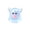 A001- A, variant on Mini Halloween Ghost Squishy Toy with Soft Squeezable Material and Cute Waving Design, Translucent Light Blue, for Kids and Adults Halloween Party Favors, Squeeze Toy