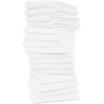 thumbnail image 2 of KKFEN-16 Pack Cotton Washcloths for Body and Face, 12x12 Inches, Pack of 16, Multipurpose and Lightweight Wash Clothes for Face. Highly Absorbent - Travel and Bath Towel (White), 2 of 4