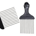 thumbnail image 4 of KAKOWELY wide comb 2pcs Large Wide Tooth Comb Plastic Handle Hair Detangling Comb Hairdressing Rake Combs Slick Styling Hair Brushes5.91"X2.6"X0.39", 4 of 4