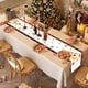 thumbnail image 1 of Mantel estampado rectangular, decoración para fiestas navideñas, camino de mesa navideño rojo para Año Nuevo, 1 of 1