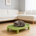 thumbnail image 4 of Cat Litter Box Step Mat 18.1"x11.8"x3.5", Double Layer Litter Catcher & Trapper, Waterproof Non- Easy Clean Mat for Large Litter Boxes, Pedal Step for Dorm Living Room Home, 4 of 5