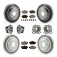 thumbnail image 1 of Transit Auto Front Rear Wheel Hub Bearings Assembly Coated Disc Brake Rotors and Ceramic Pads Kit (10Pc) for Car Mercedes-Benz GLA250 CLA250 AWD - Left Right Side (Driver Passenger) KBB-124900, 1 of 10