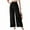 Black, variant on WTOBBY Women's Lightweight Loose-Fit Wide Leg Summer Pants - Moisture-Wicking Trousers with Slant Pockets & Airy Design for Hot Weather Comfort,Beige S