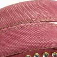 thumbnail image 5 of Pre-Owned Prada Tote Bag Canapa B2642O Studded Canvas Amaranth Wine Red Shoulder... (Good), 5 of 11