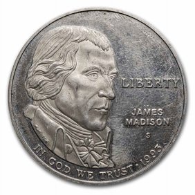 U.S. Mint $1 Silver Commem BU/Proof (ASW .7734 oz, Scruffy)