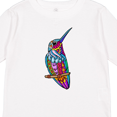 thumbnail image 4 of Inktastic Colorful Hummingbird Boys or Girls Long Sleeve Toddler T-Shirt, 4 of 5