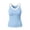 Light Blue, variant on Titcea Racerback Tank Tops for Women, V Neck Ribbed Knitted Wide Strap Casual Sleeveless T Shirts, Stretchy Breathable Workout Yoga Tank Tops