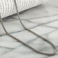 thumbnail image 5 of 925 Sterling Silver 3.5mm Popcorn Coreana Oxidized Chain, 5 of 5