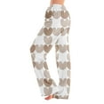 thumbnail image 2 of LHVUOA Womens Valentines Day Pajama Pants Womens Soft Pajama Bottoms Drawstring Wide Leg Jogger Lounge Yoga Sweat Pants, 2 of 6