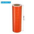 thumbnail image 2 of Unique Bargains Reflective Tape, 8' x 17 Ft Waterproof High Visibility Warning Safety Tape, Orange, 2 of 6