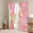 thumbnail image 3 of Castle Fairy Flying Butterflies Blackout Curtains Set of 2 (52x84 Each) for Female Men,Gradient Marble Window Curtains,Abstract Marbling Watercolor Curtains and Drapes,Luxury Bedroom Decor, 3 of 6
