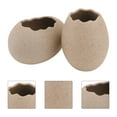 thumbnail image 4 of 2Pcs Egg Shaped Vase for Simple Hydroponics and Flower Arrangement as Home Decor, 4 of 8