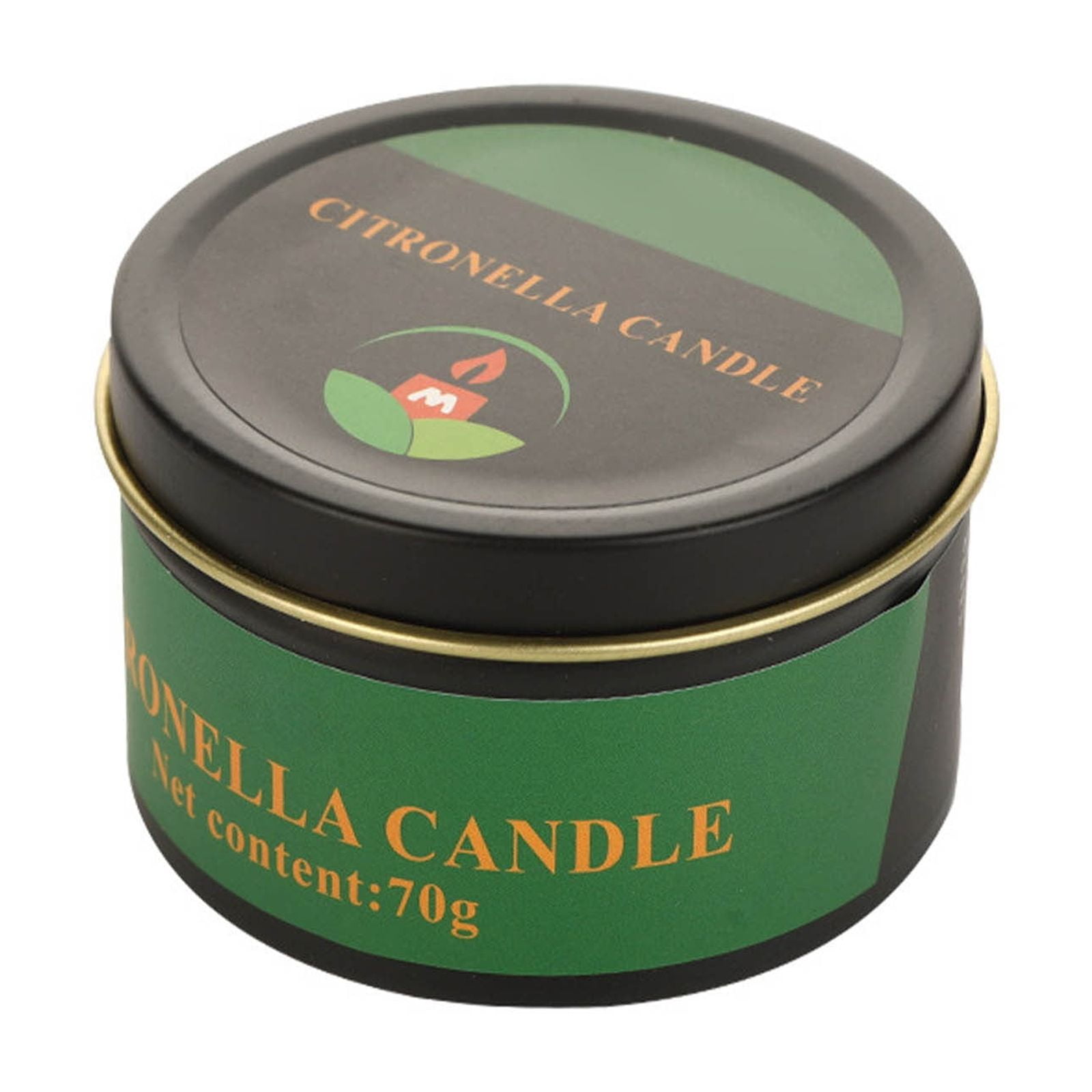 AUHomi 4 PCS Citronella Candles, Indoor Outdoor Lemongrass Scented Candles, Pure Citronella Oil and Natural Soy Wax Long Lasting Burning Hand Poured Emergency Candles