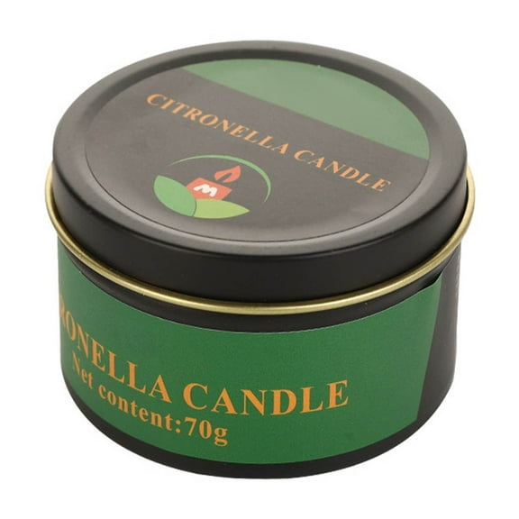 Aespoir 4 Pack Tin Can Aromatic Lemongrass Candles, Green Strong Citronella Candles Outdoor Indoor, for Camping, Hiking, Garden, Yard, Home, Party, Balcony