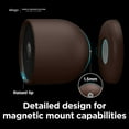 thumbnail image 4 of elago Google Nest Cam Cover Designed for Nest Cam Outdoor or Indoor (Battery) - Magnetic Mount Cover Included, All Weather Protection, Easy Installation [Dark Brown], 4 of 8