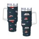 thumbnail image 3 of Regalos personalizados de Feliz Navidad para vasos de 40 oz con asa y pajita - Taza de café de viaje de acero inoxidable con tapa - Regalos ideales para mujeres, niñas y niños en cumpleaños y Navidad, 3 of 8
