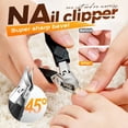 thumbnail image 2 of 2026 New Anti-Splash 25° Slant Edge Nail Clipper, Wide Jaw Opening Anti-Splash Slanted Nail Clipper, Long Toenail Clippers for Thick and Ingrown Nails (Green Short), 2 of 7