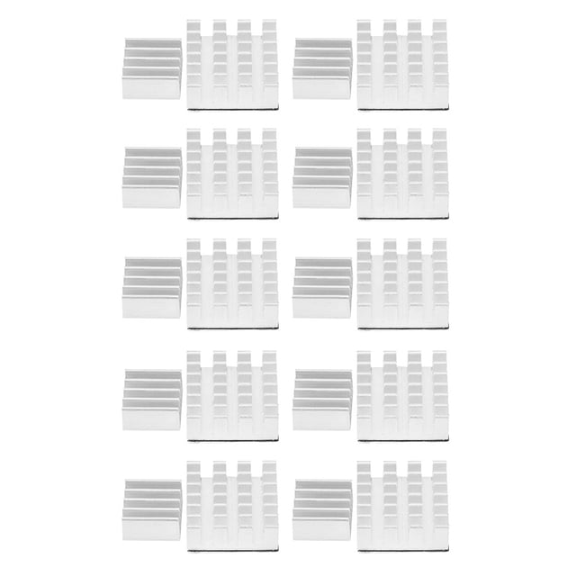 Disipador de calor Nikou juego de 10 disipadores de calor de aluminio grandes y pequeños