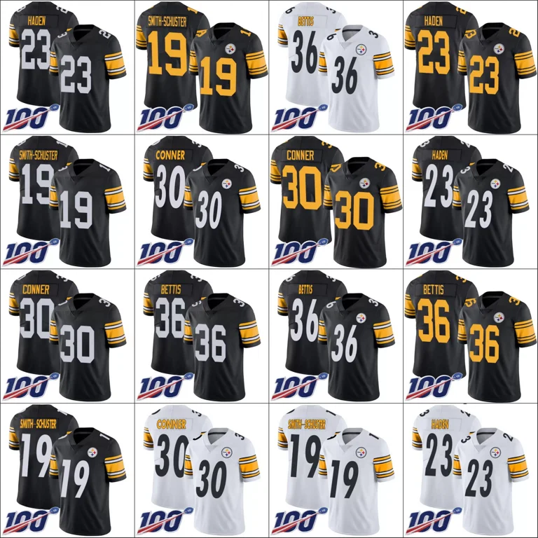 JuJu Smith Schuster Jersey Womens L Black NFL Pittsburgh Steelers