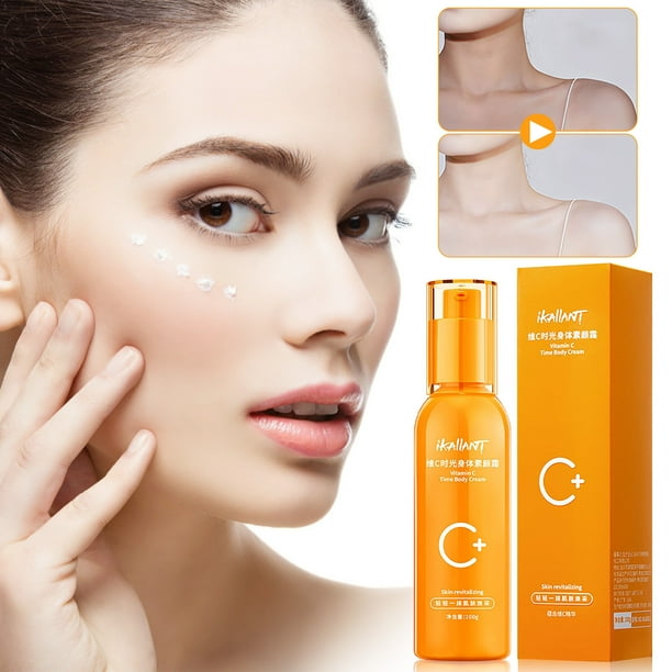 Fiudx Crema Desmaquillante Corporal, Loción Hidratante Iluminadora, Corrector de Ojeras Hidratante, Uniformidad Natural Del Tono de Piel, Uso En Rostro y Cuerpo, Bikini, Brillo para El Verano, Fórmul
