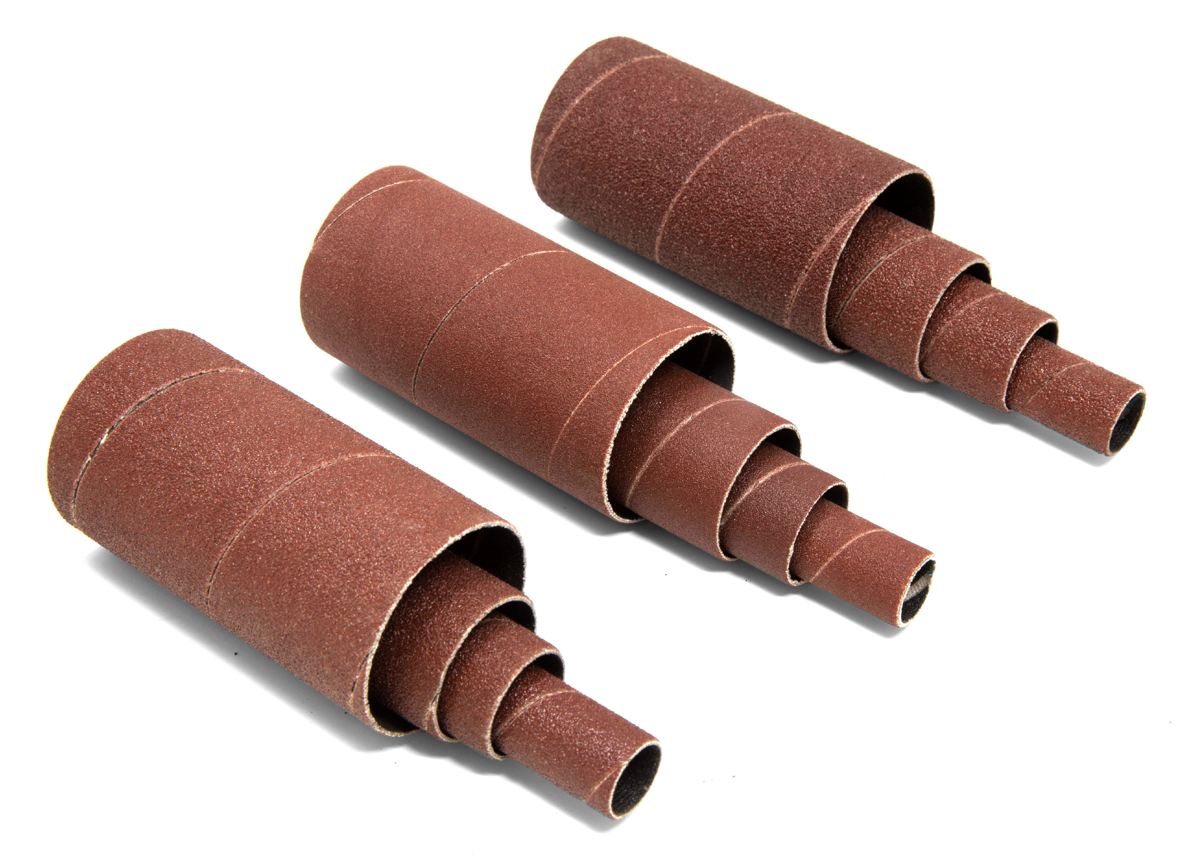 150 Grit Spindle Sanding Sleeves By LotFancy, Pack Of 18, Aluminum