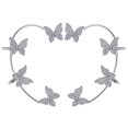 thumbnail image 1 of Crawler Earrings Rhinestone Butterfly - Fashion Climber Earrings Ear Cuff Wrap, 1 of 10