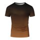 thumbnail image 3 of Tops para hombre, blusas y camisas de manga corta con cuello redondo para hombre, blusa informal de verano para hombre, blusa de manga corta con degradado y cuello redondo, blusa de poliéster para hom, 3 of 4