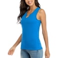 thumbnail image 4 of Alove Women's Cotton V Neck Tank Top Basic Cami Undershirts, 4 of 6