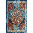 thumbnail image 1 of Unique Loom Parker Medallion Vintage Border Rug 2' x 3' Rectangle Multi/Blue, 1 of 2
