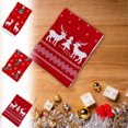 thumbnail image 1 of ¡Super Descuento!, Bufanda navideña de alces de invierno y caída de hojas, versión coreana para estudiantes, patrón de punto de lana gruesa de doble cara, bufanda de árbol de Navidad con astas, 1 of 8