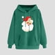 thumbnail image 2 of WILLBEST Sudadera Deportiva para Mujer Sudadera Navideña con Capucha Sudadera Informal de Manga Larga con Estampado Navideño Grande, 2 of 5