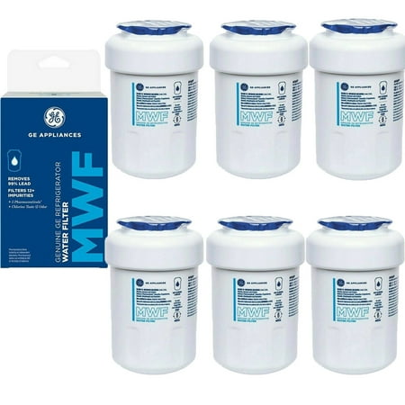 

6 cs MWF Refrigerator Water Filter Replacement for Smart Water MWFP MWFA GWF HDX FMG-1 WFC1201 GSE25GSHECSS PC75009 RWF1060 Refrigerator Filter