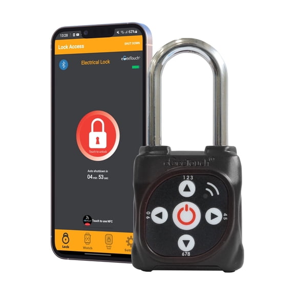 eGeeTouch Smart Mini PadLock (Black)
