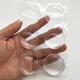 thumbnail image 4 of Paquete de 6 manijas de puerta de goma transparente, cojín redondo, protector de pared silencioso para manija de puerta, etiqueta autoadhesiva silenciosa y silenciosa, 40 * 8 mm, 4 of 4