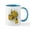 White/Blue Inside, variant on CafePress - Bumblebee Since 84 Mugs - 11 oz Ceramic Mug - Novelty Coffee Tea Cup