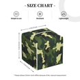 thumbnail image 2 of Tissue Box Cover, Green Camouflage Classic Leather Tissue Box Holder - Tissue Case Facial Paper Organizer for Bathroom, Vanity Countertop, Tabletop, Car, Night Stands,, 2 of 5