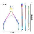 thumbnail image 2 of Cuticle Trimmer with Cuticle Pusher, Cuticle Remover Cutter Nipper Scissor, Durable Dead Skin Clipper Manicure Pedicure Tools, 2 of 6