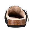 thumbnail image 3 of Sun + Stone Womens PERLAA Faux Suede Slip On Slide Slippers, 3 of 3