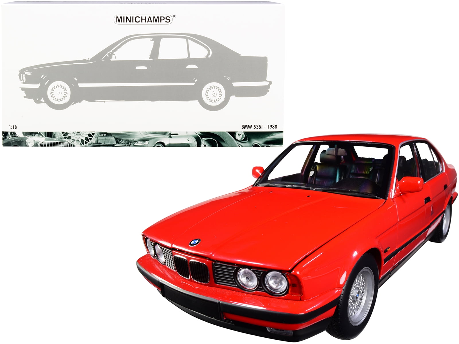 【新品・未開封】MINICHAMPS BMW 535i 1988 1:18 1/18 Minichamps 1988 BMW 535i (E34) (Green) Diecast Car